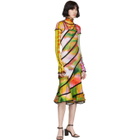 ASAI SSENSE Exclusive Multicolor Spiral Dress