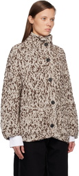 CASEY CASEY Brown Hand-Knit Cardigan