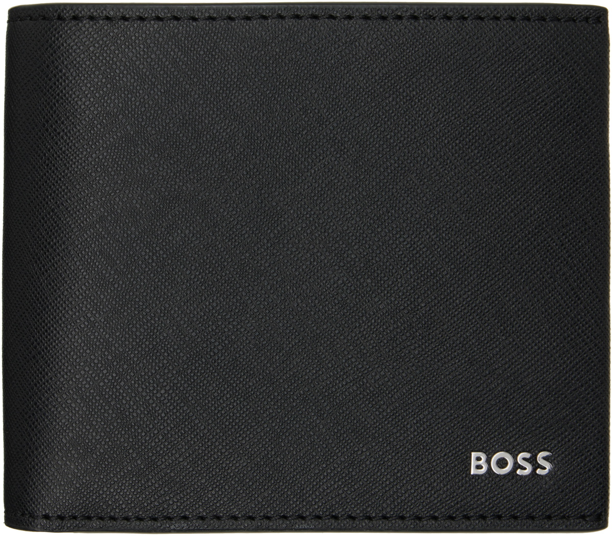 BOSS Black Saffiano Leather Wallet
