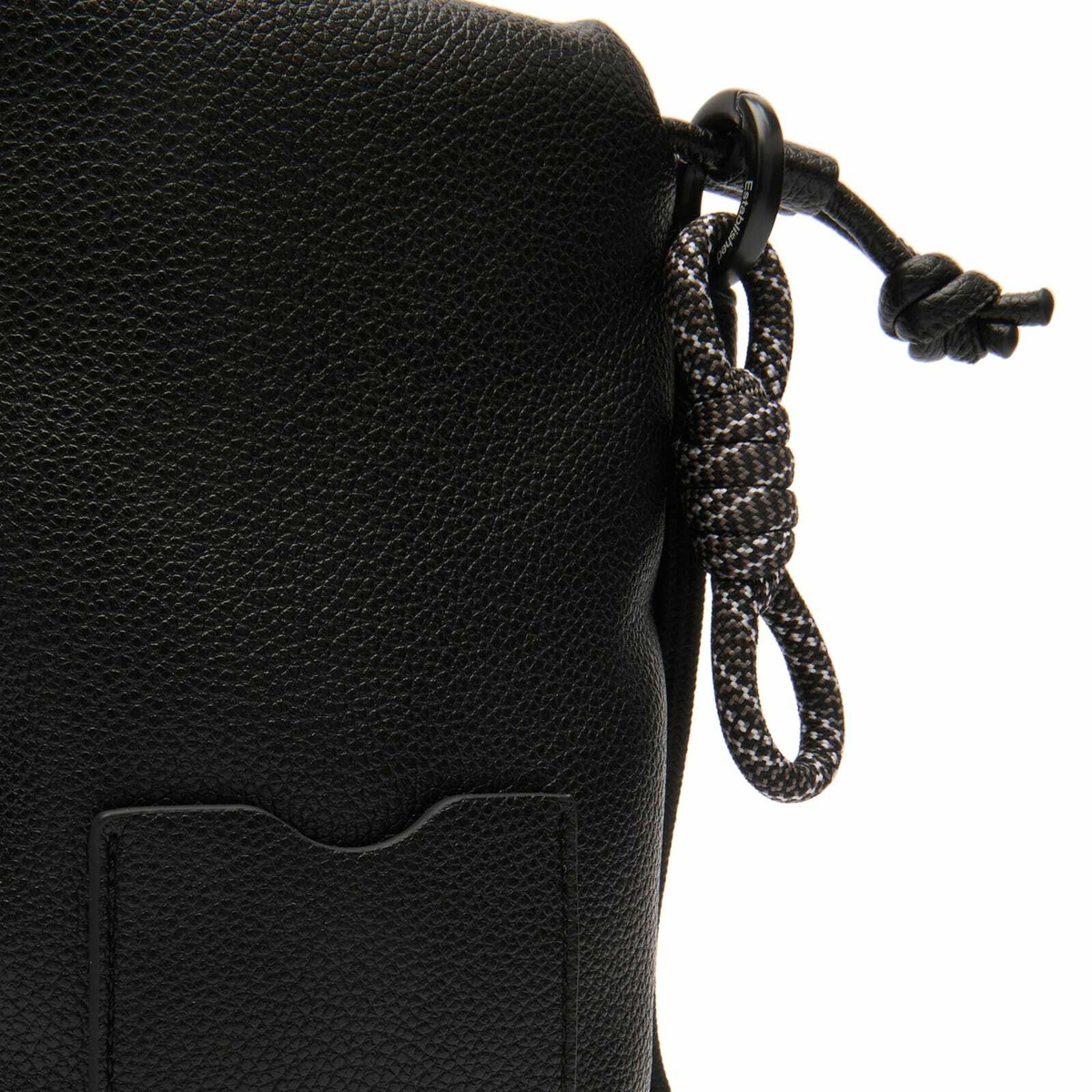 F/CE. Women's Tech Leather Map Pochette Bag in Black 