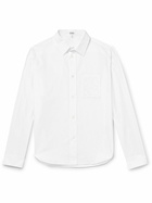 LOEWE - Logo-Embroidered Cotton-Poplin Shirt - White