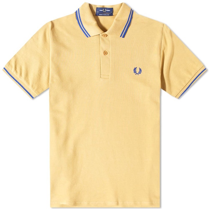 Photo: Fred Perry Authentic Men's Original Twin Tipped Polo Shirt in Desert