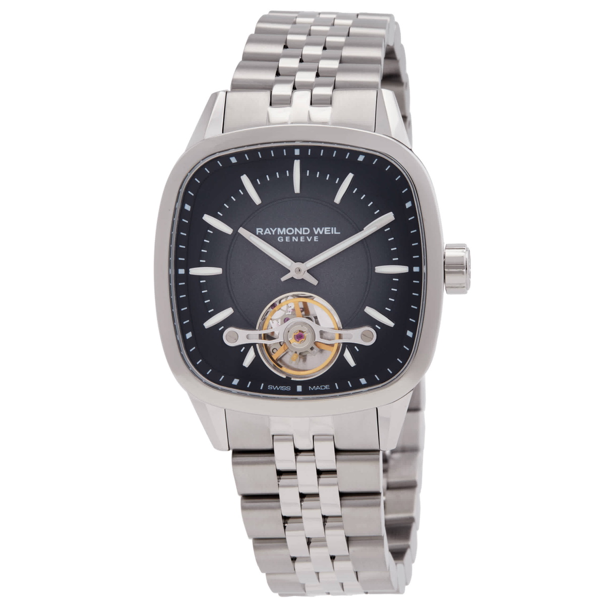 Raymond Weil Freelancer Quartz Black Dial Mens Watch 2790-ST-20051