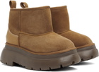 R13 Tan Chunky Shearling Boots