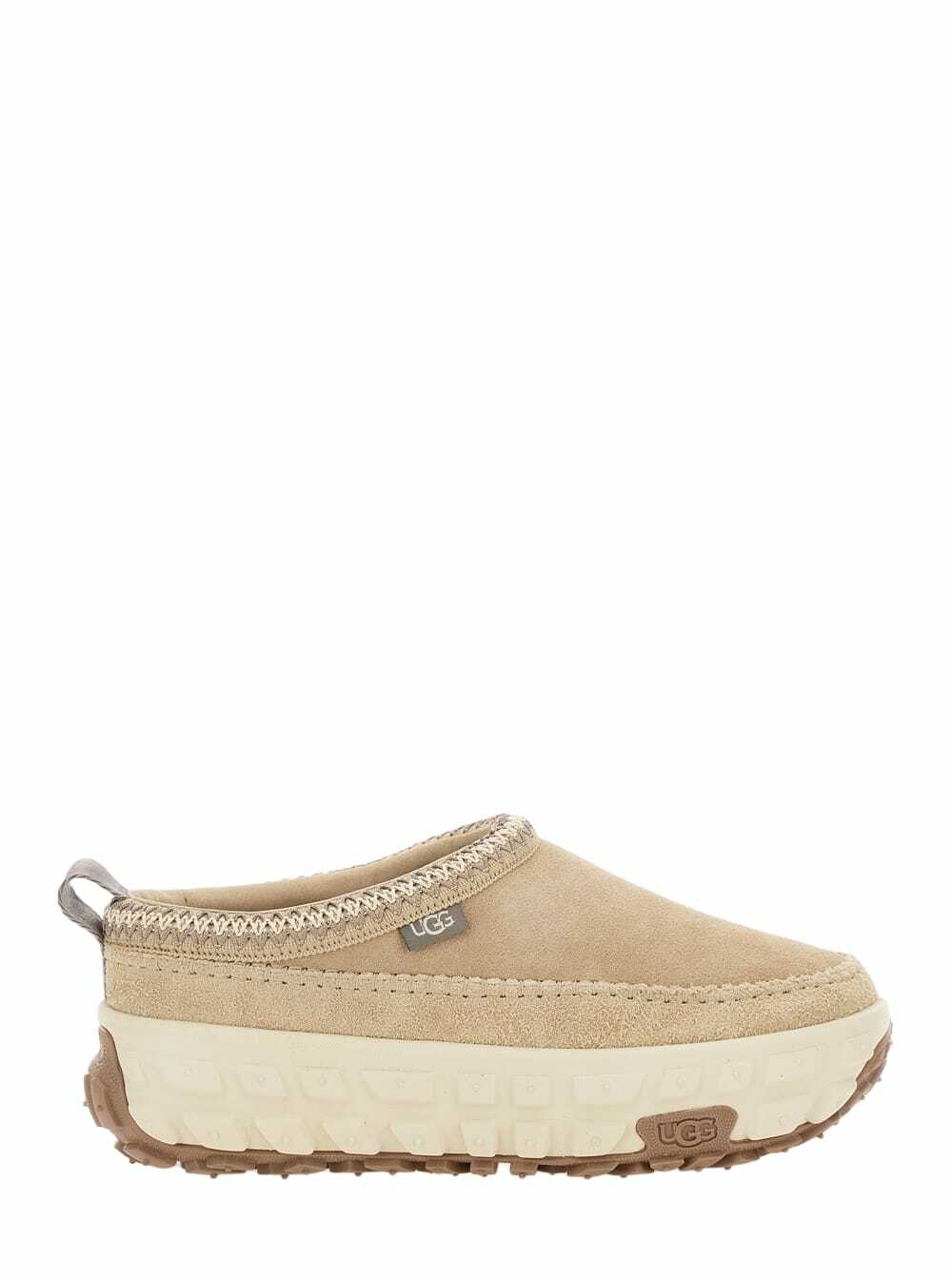サンダル UGG 'Tasman' Beige Mule with Raised Sole in Suede Man UGG tasman Beige Mule With Raised Sole In Suede Man Ugg