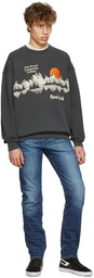 Diesel Gray Cotton Sweatshirt