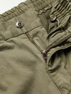 Incotex - Straight-Leg Cotton-Blend Gabardine Trousers - Green