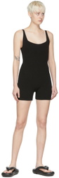 Haight Black Cotton Jumpsuit