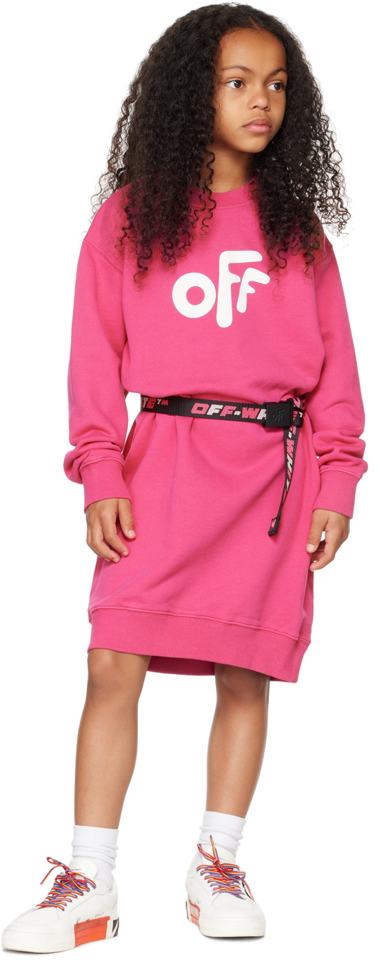 Off-White Kids Pink Rounded Dress