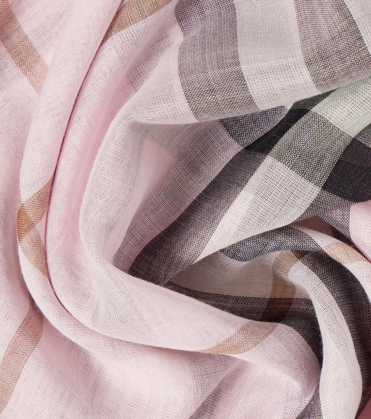 Burberry Burberry Check wool and silk scarf