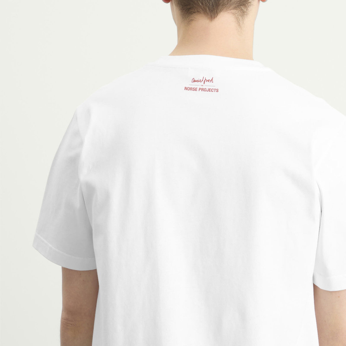 Norse Projects Men's x Daniel Frost Map Master Print T-shirt in White