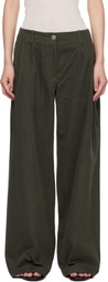 OUR LEGACY Brown Bridge Chino Trousers
