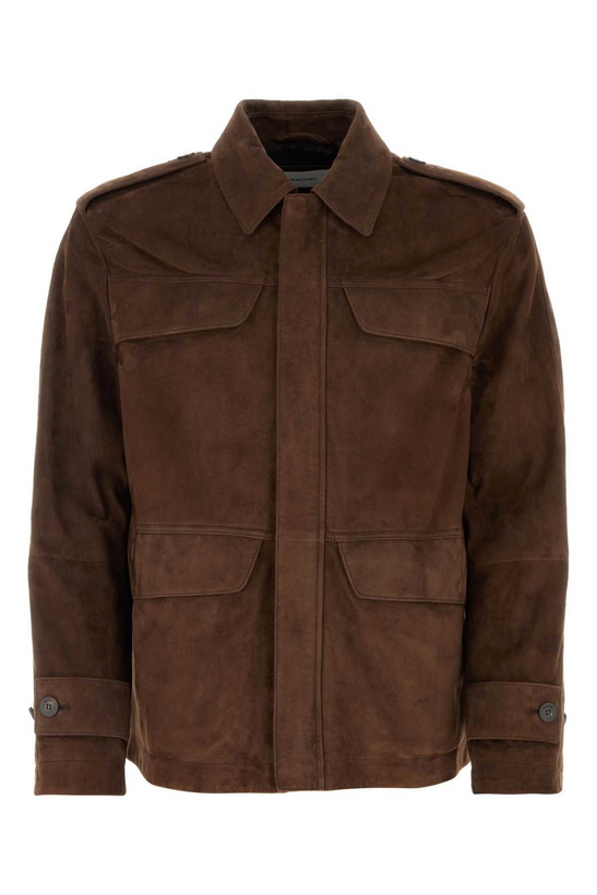 Photo: Ferragamo Brown Suede Jacket
