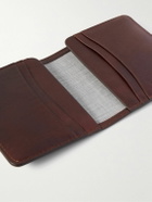 Brunello Cucinelli - Logo-Debossed Leather Bifold Cardholder