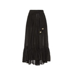 Lisa Marie Fernandez - Nicole linen-blend gauze midi skirt