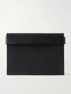 Bennett Winch - Small Folio Leather Pouch - Black