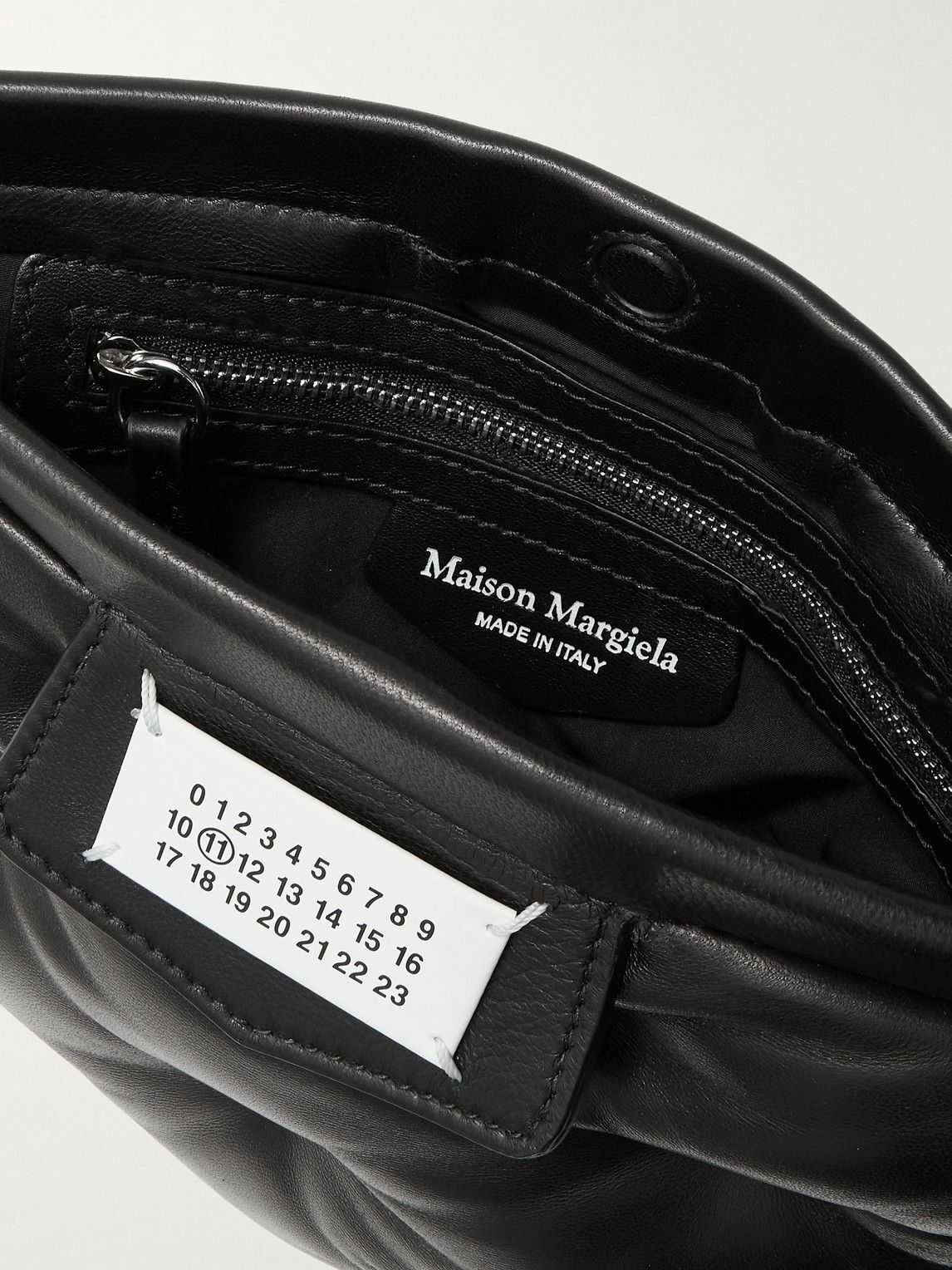 Maison Margiela - Glam Slam Logo-Appliqued Padded Leather