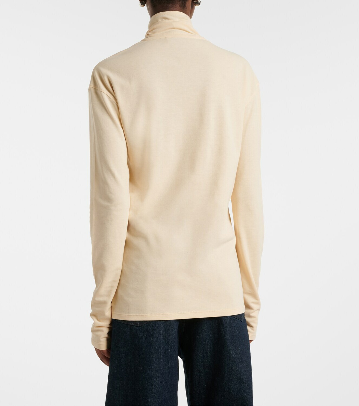 Lemaire Cotton jersey turtleneck top