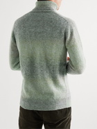 Altea - Slim-Fit Degradé Knitted Rollneck Sweater - Green