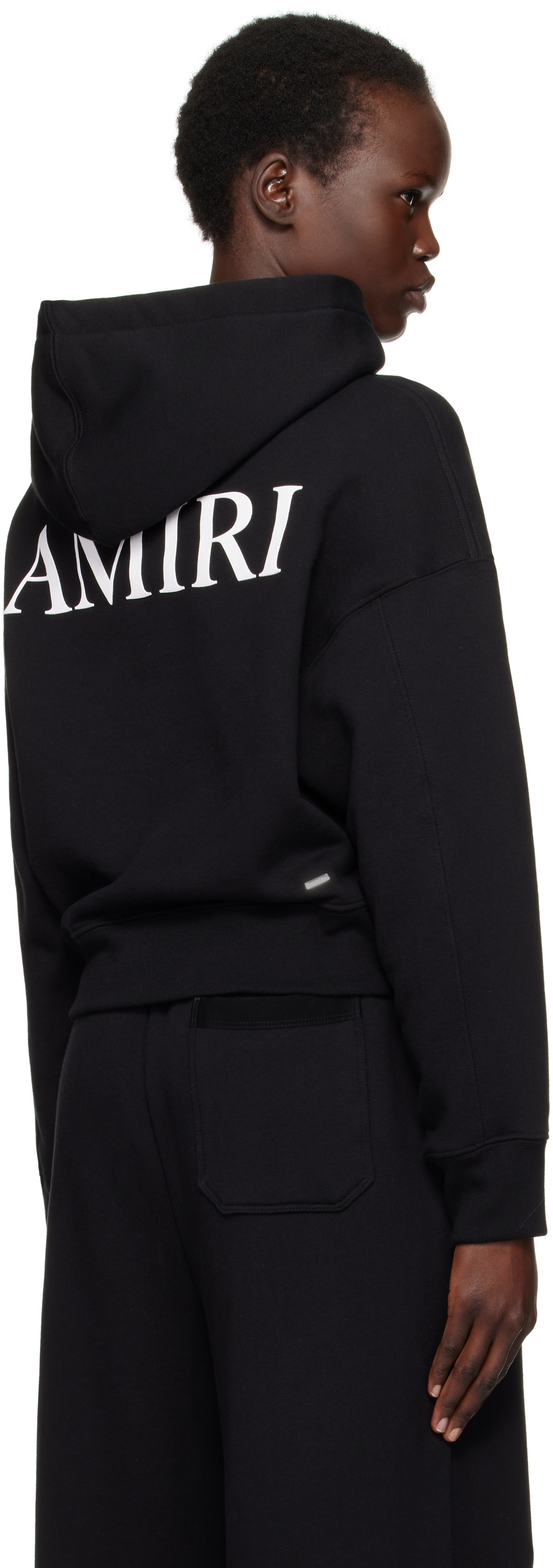 AMIRI Black MA Core Logo Hoodie Amiri