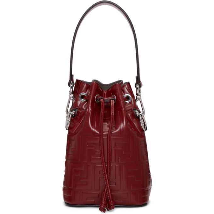 FENDI Mon Tresor bucket bag - Red