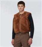 Entire Studios Cropped faux fur vest