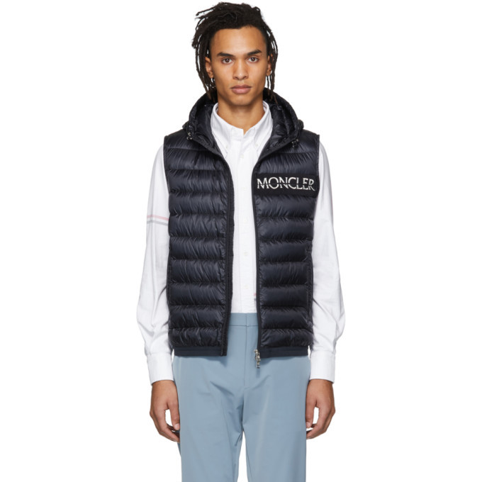 Photo: Moncler Navy Down Laruns Vest