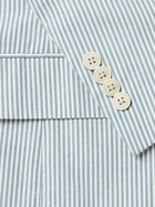 Polo Ralph Lauren - Striped Cotton-Seersucker Blazer - Blue