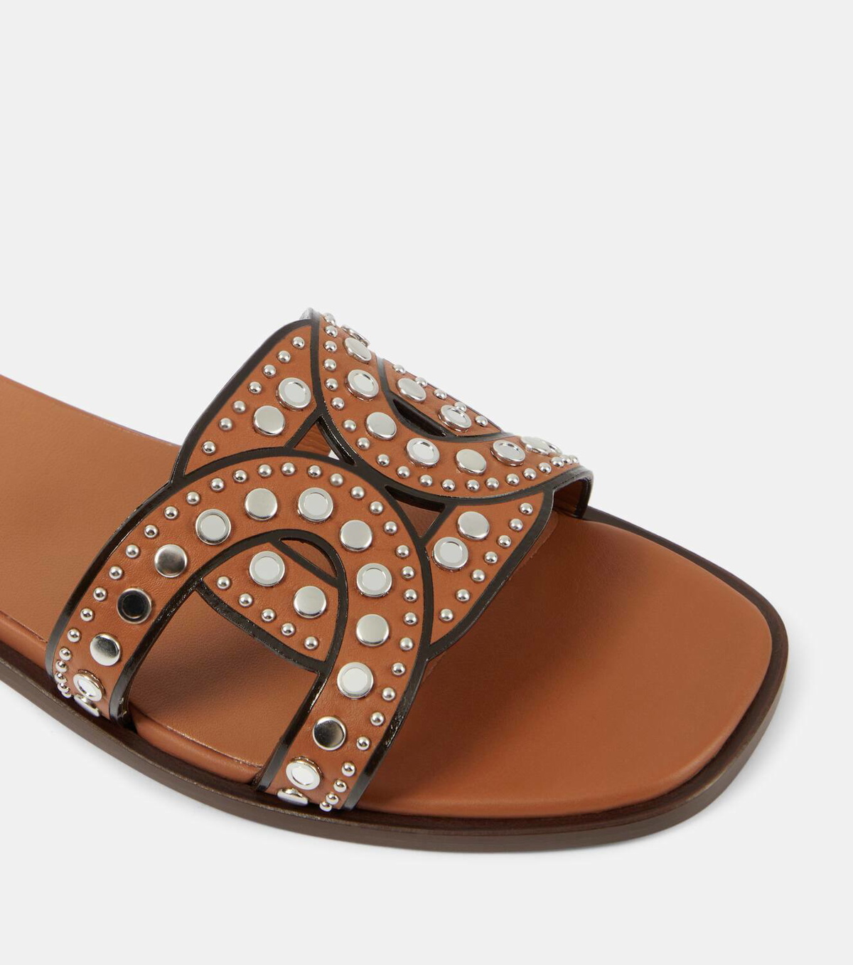 Tod's Embellished leather slides