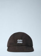 Miu Miu Denim Baseball Cap