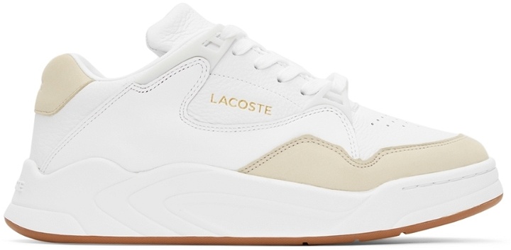 Photo: Lacoste White Leather Court Slam Sneakers