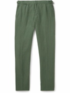 Orlebar Brown - Griffon Slim-Fit Linen-Twill Trousers - Green