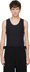 LEMAIRE Black Debardeur Tank Top