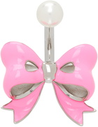 Safsafu Silver & Pink 'Keep It Cute' Earring