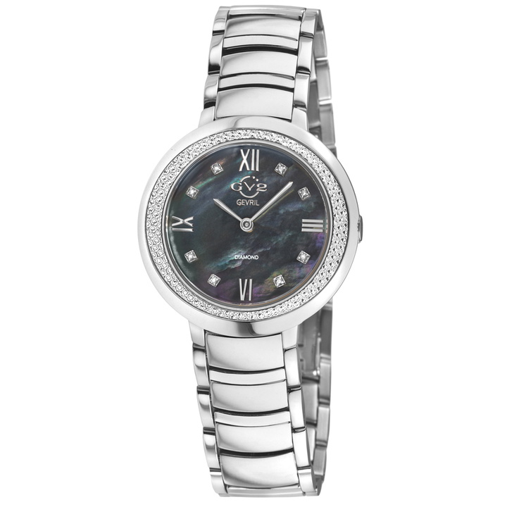 Photo: GV2 by Gevril Amalfi Diamond Mother of Pearl Dial Ladies Watch 14101B