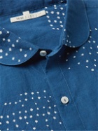 11.11/eleven eleven - Bandhani-Dyed Cotton Shirt - Blue