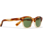 OLIVER PEOPLES - Cary Grant Sun Round-Frame Acetate Sunglasses - Brown