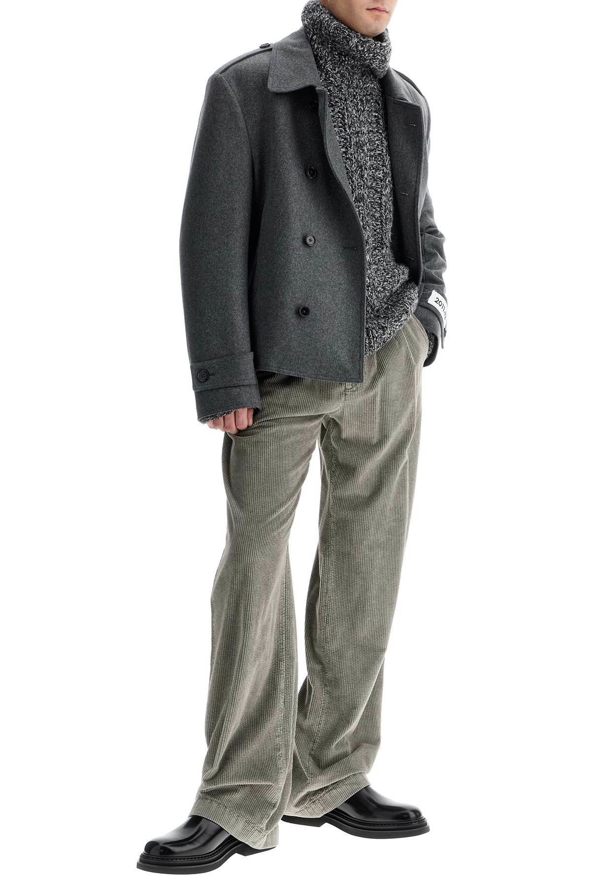 DOLCE & GABBANA corduroy drawstring pants Grey Dolce & Gabbana