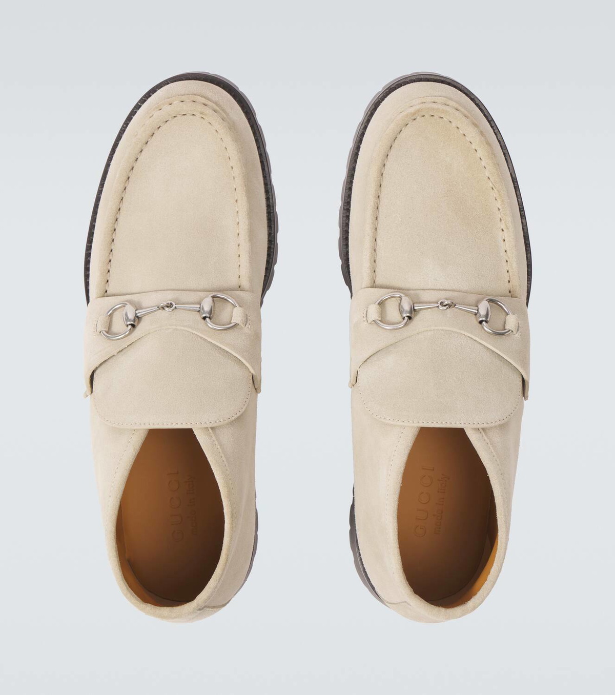 Gucci Horsebit suede desert boots