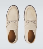 Gucci Horsebit suede desert boots