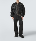 Rick Owens Secchia Flight leather bomber jacket