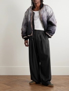 Acne Studios - Pimono Straight-Leg Pleated Gabardine Trousers - Gray