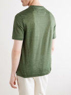 Zegna - Oasi Knitted Linen T-Shirt - Green