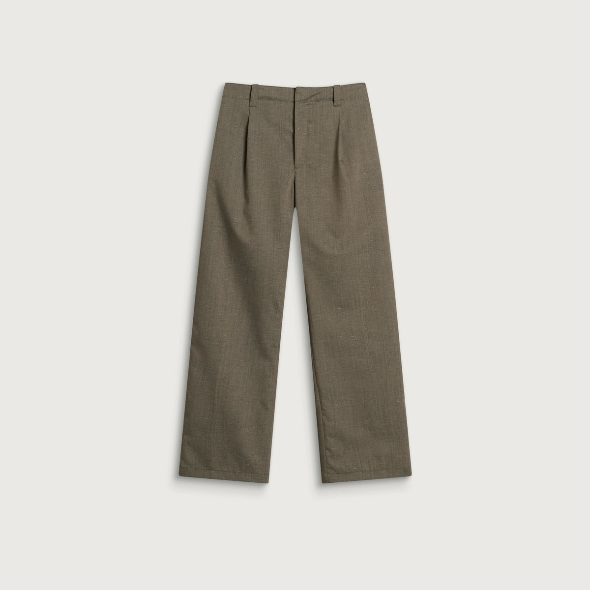 Our Legacy Men's Flowy Fleck Wool Still Chino in Clay