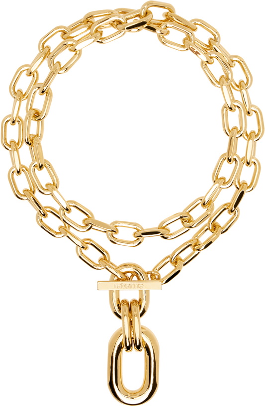 Photo: Rabanne Gold Double XL Link Pendant Necklace