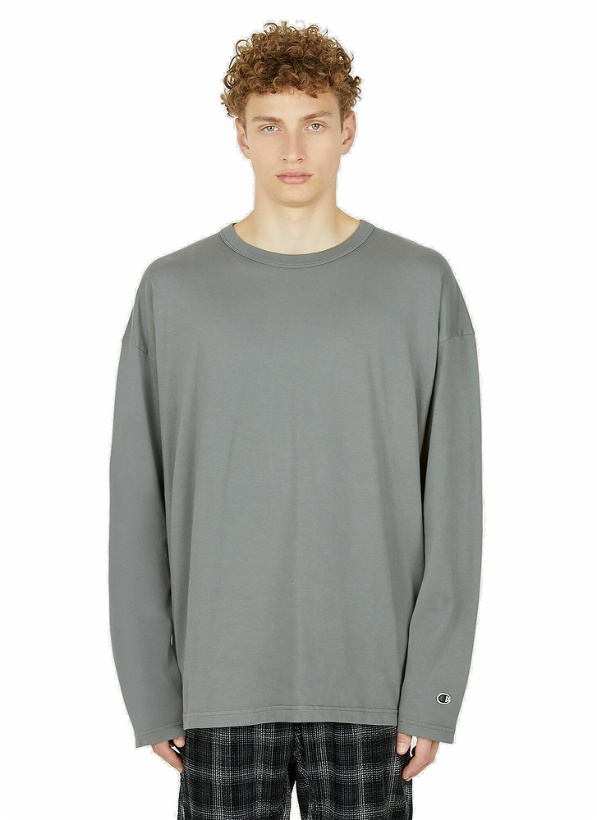 Photo: Premium Plus Long Sleeve T-Shirt in Grey