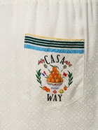 CASABLANCA - Casa Way Printed Silk Shorts