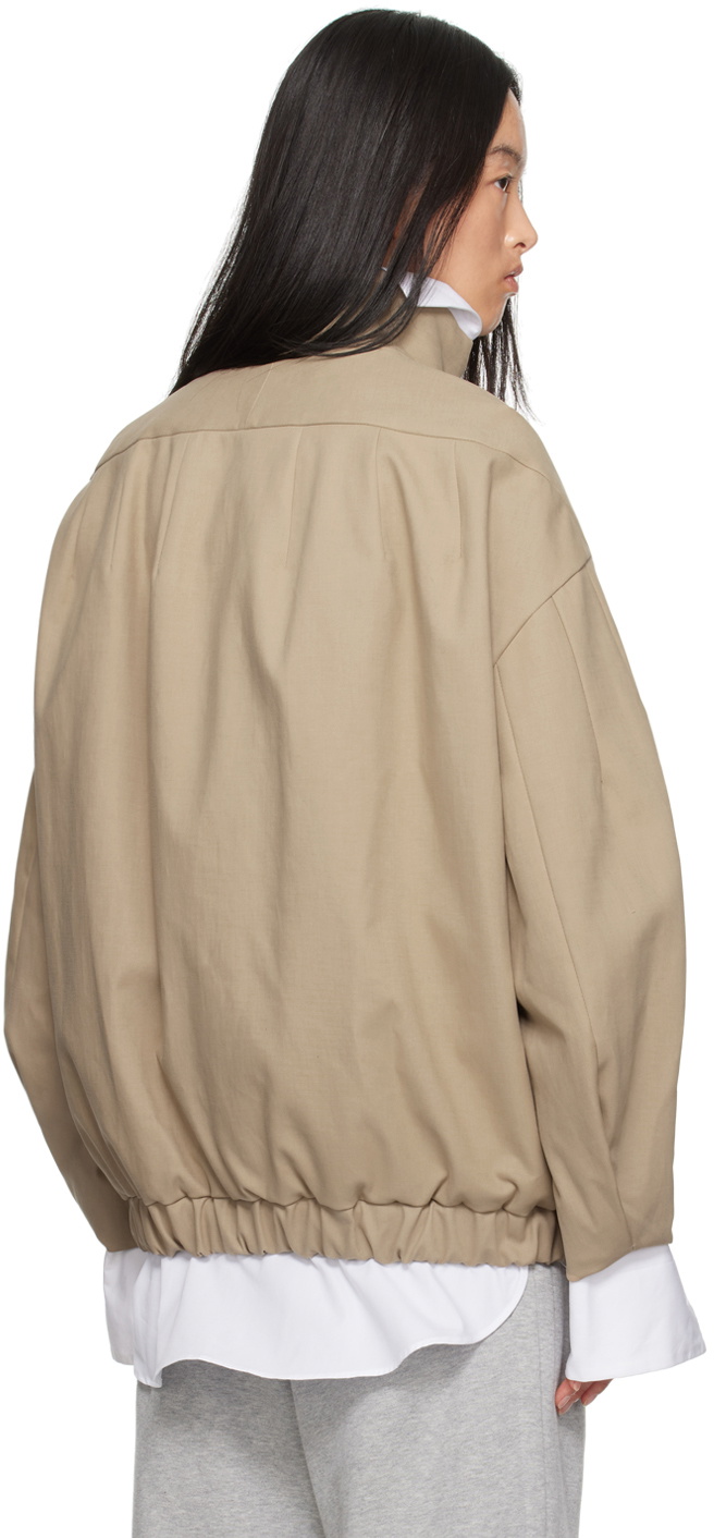 ブルゾン DRIES VAN NOTEN | VOLES LOOSE FIT JACKET CAMEL Voles Jacket — Camel – La Garçonne