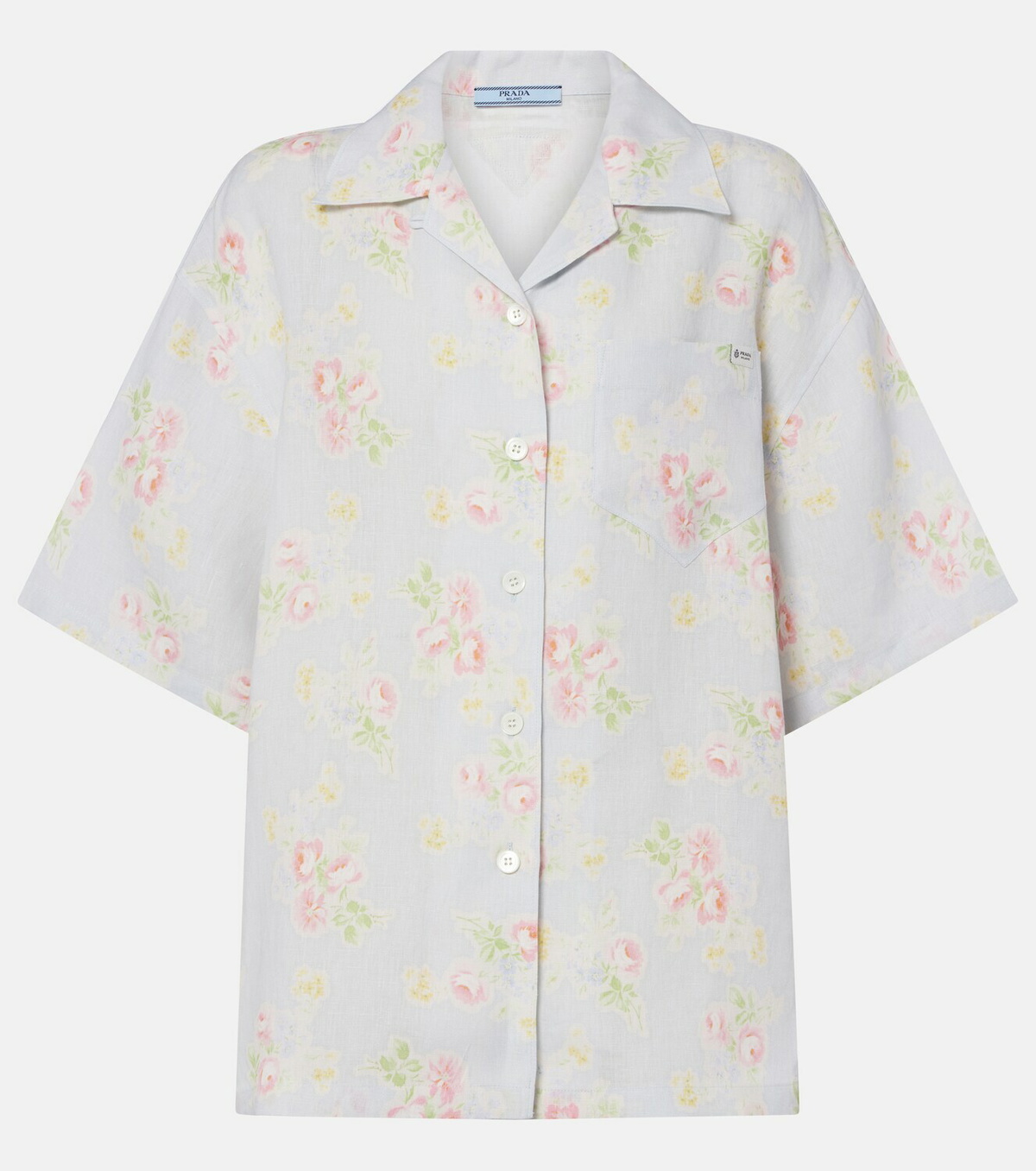 Prada Floral linen shirt