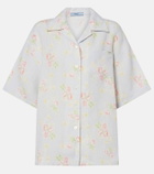 Prada Floral linen shirt